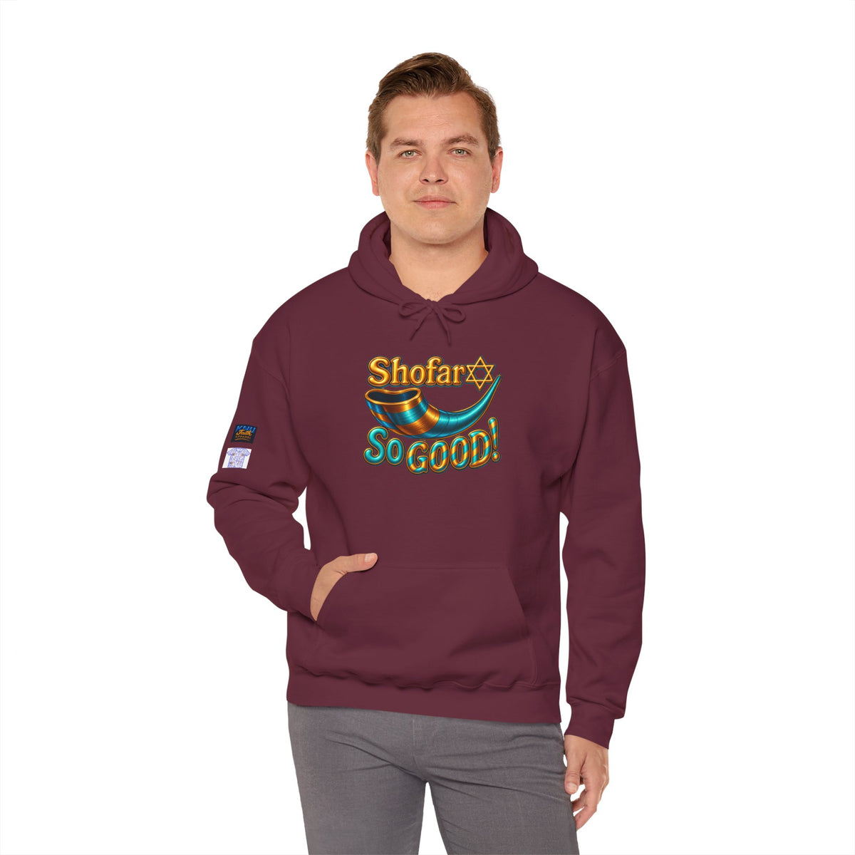 Shofar So Good Jewish Faith Unisex Hoodie