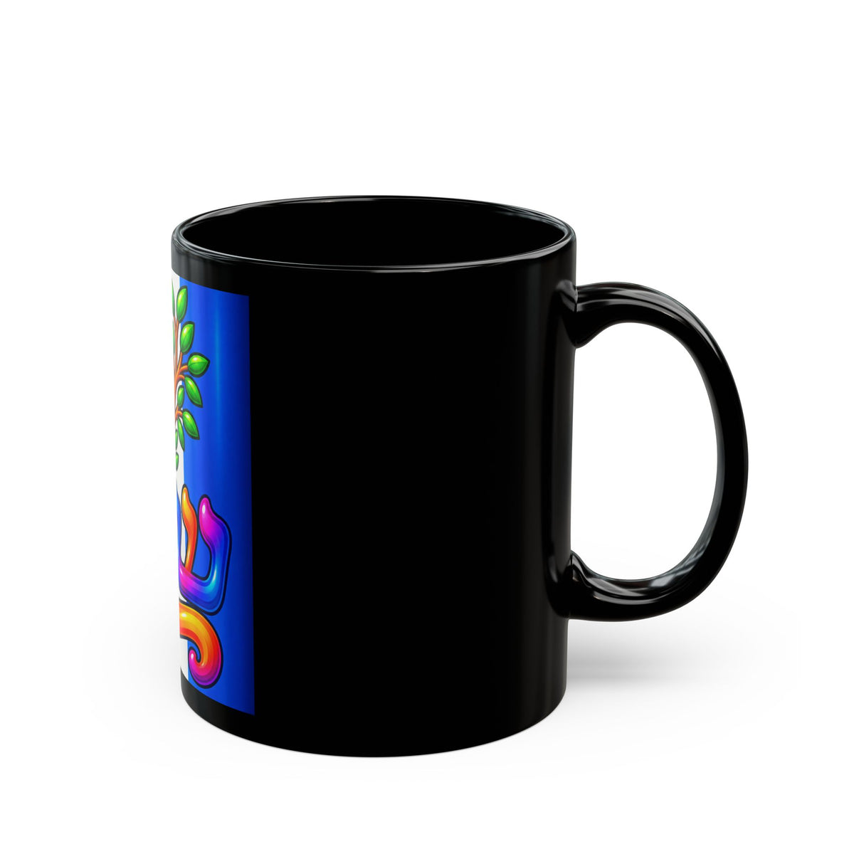 Shalom Dove Jewish Mug Colorful Peace Judaica Gift