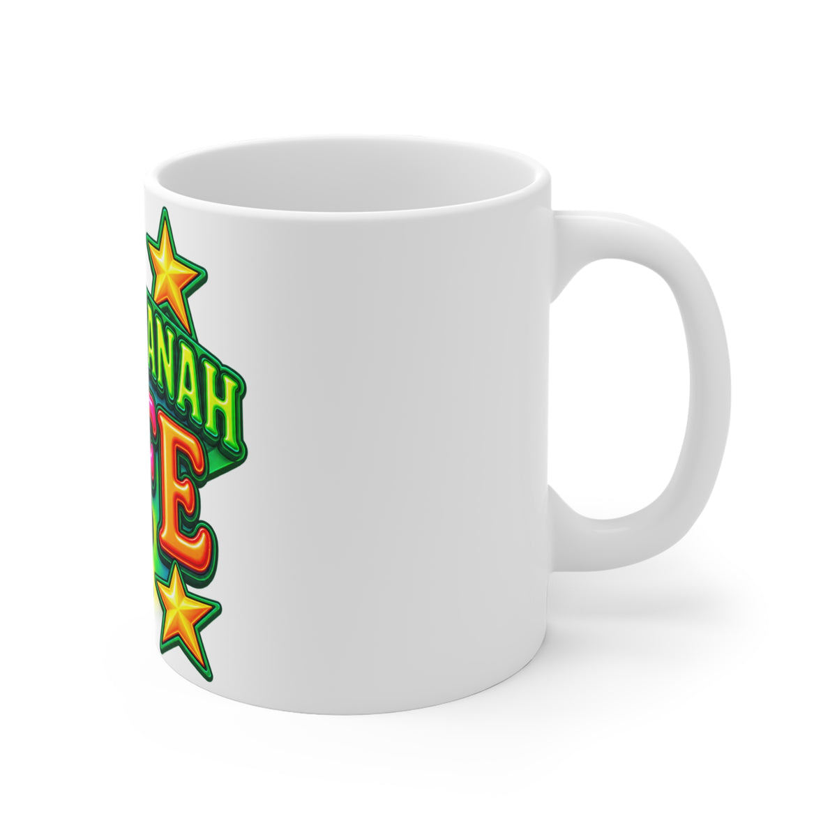 Mashuganah Life Jewish Mug Funny Yiddish Coffee Cup Jewish Humor Gift