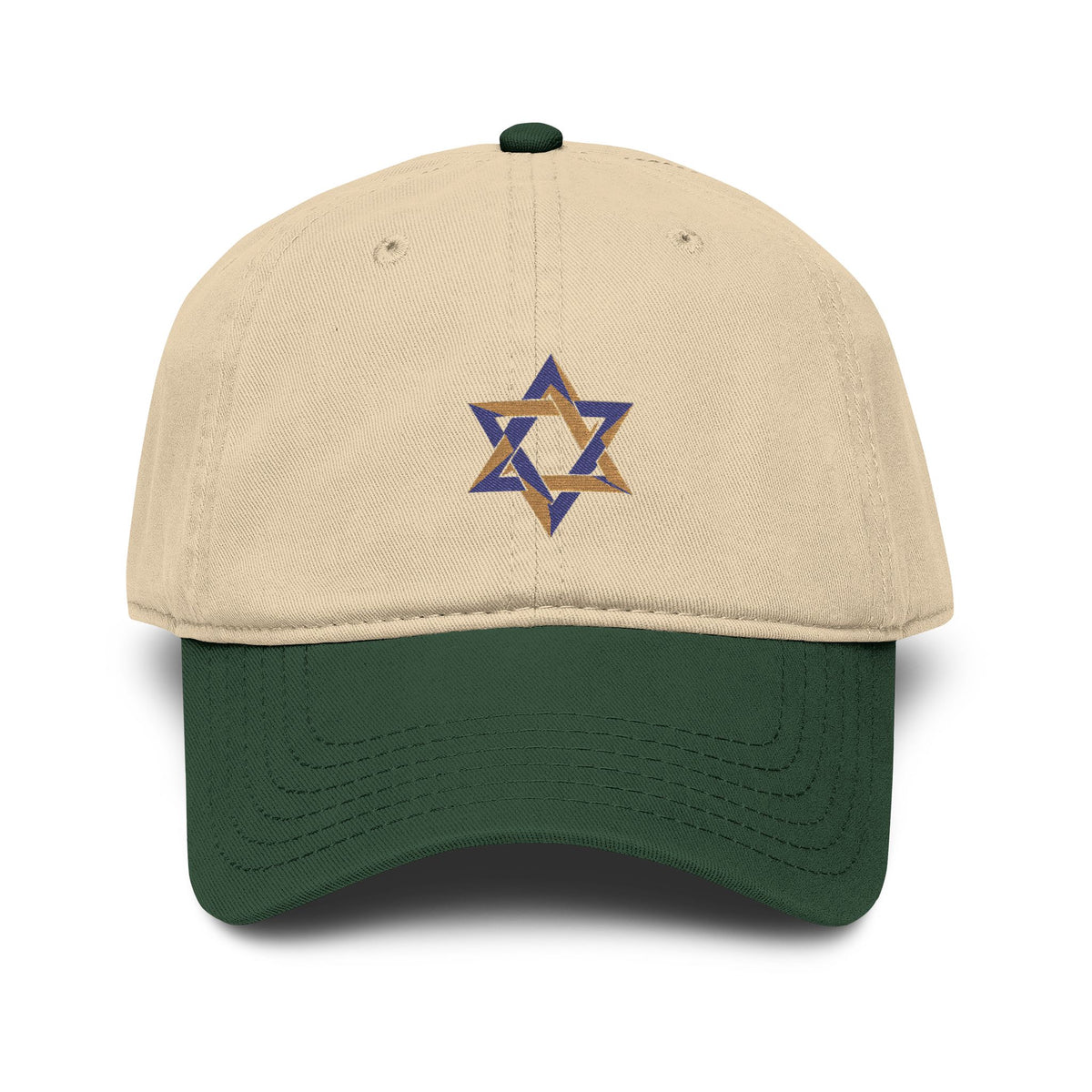 Shalom Star of David Embroidered Hat