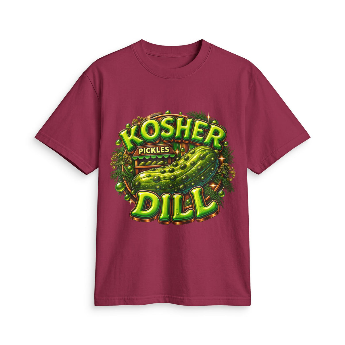 Kosher Dill Pickle – Funny Jewish Graphic T-Shirt