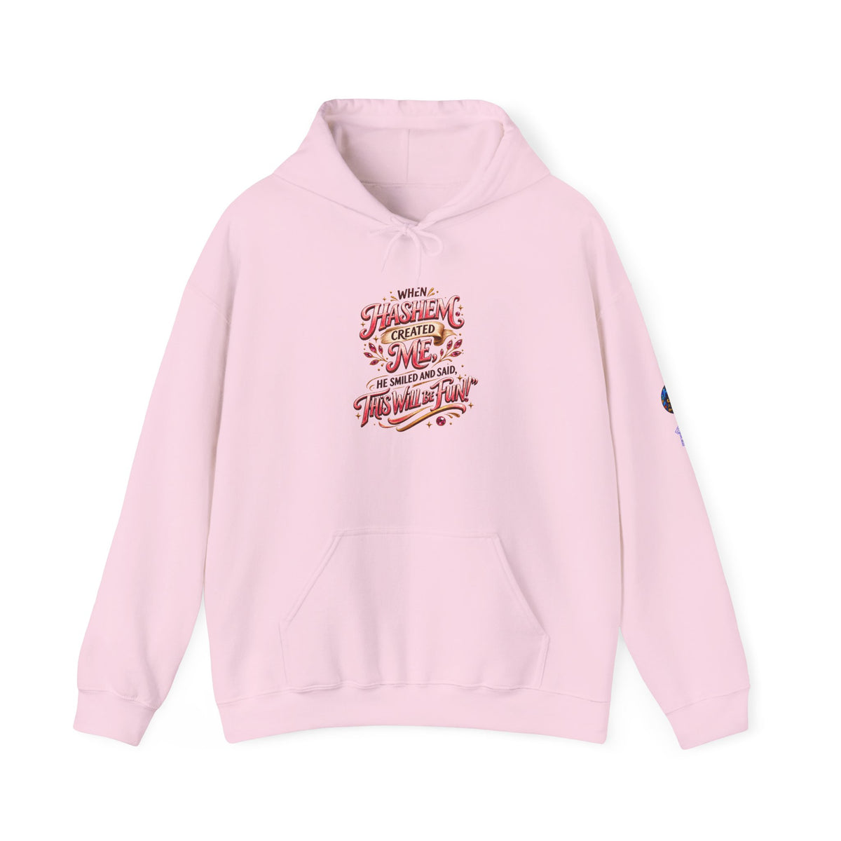 When Hashem Created Me Hoodie  Funny Jewish Sweatshirt