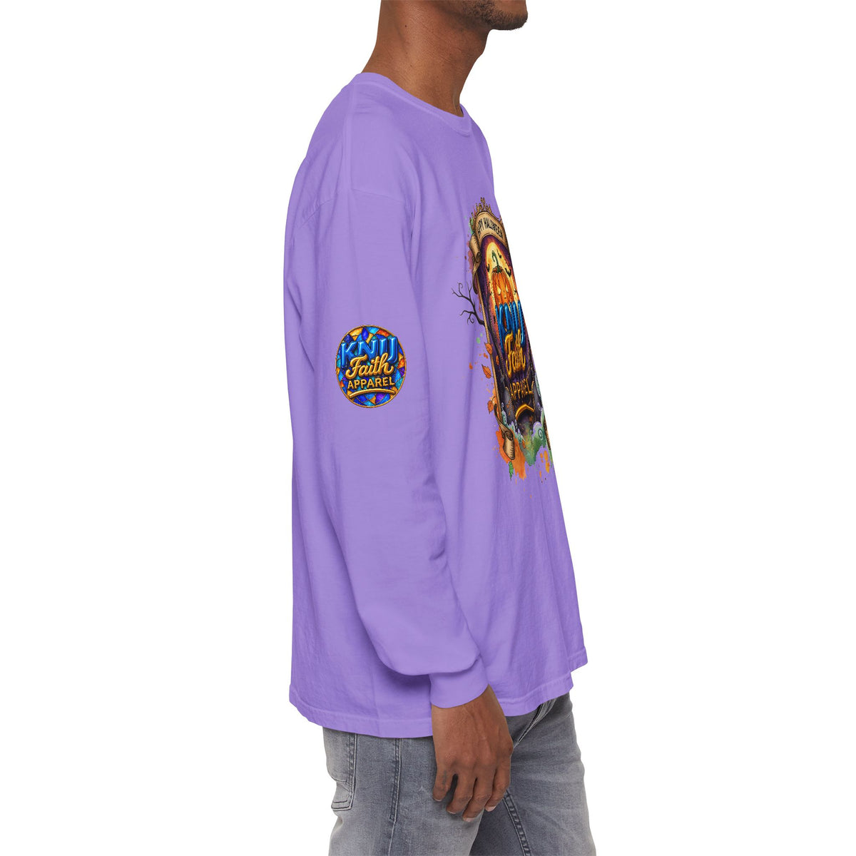 KNU Faith Apparel Happy Halloween Seasonal Long Sleeve Shirt