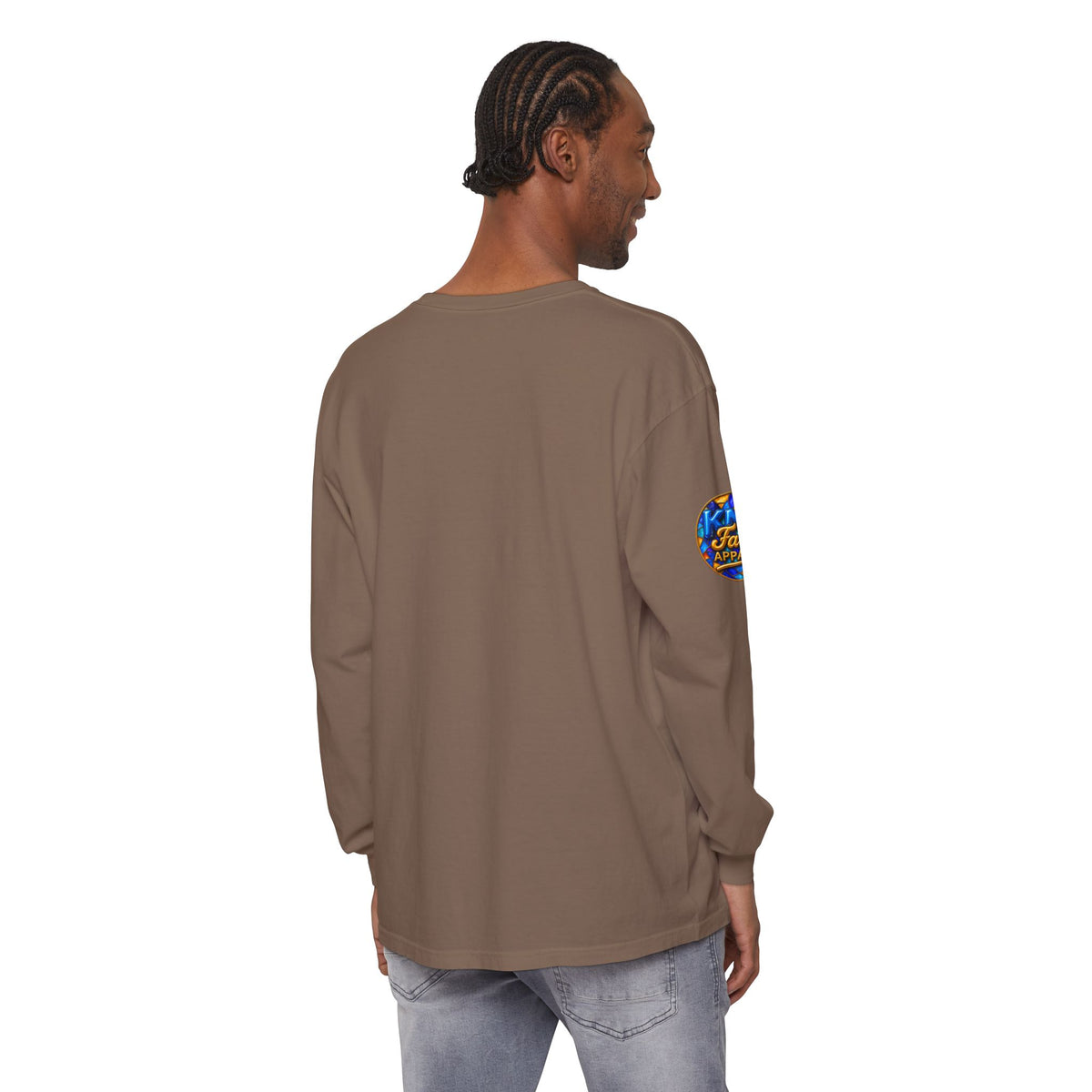 Let Go and Grow Inspirational Fall Long Sleeve Shirt Positive Autumn Graphic Tee