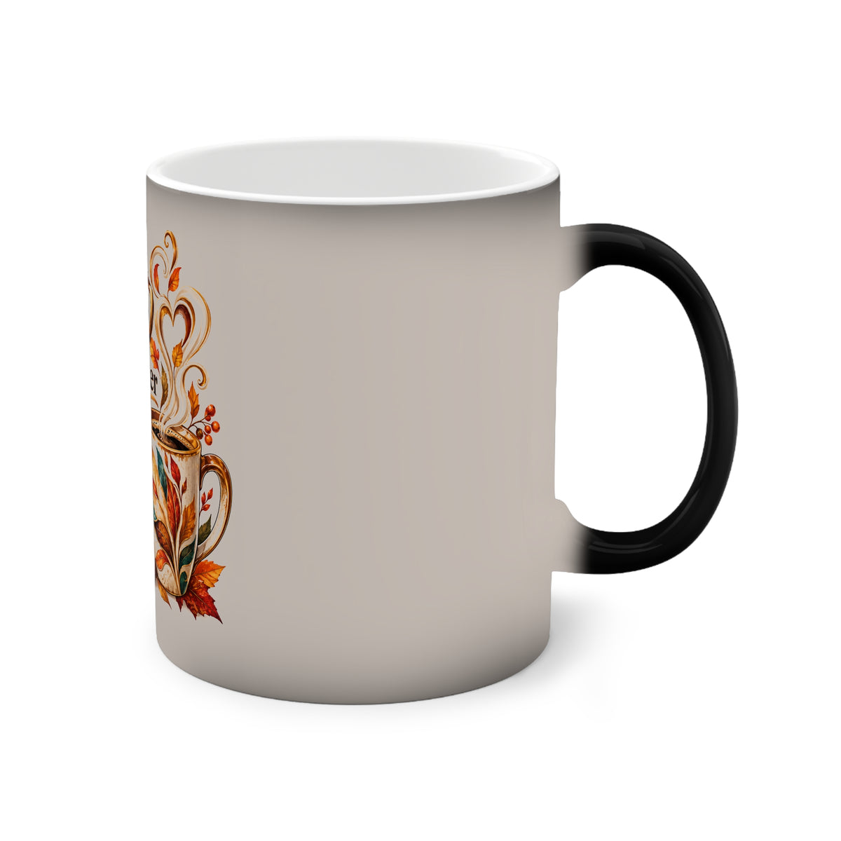 Brew A Brighter Day Inspirational Autumn Color Changing Coffee Mug
