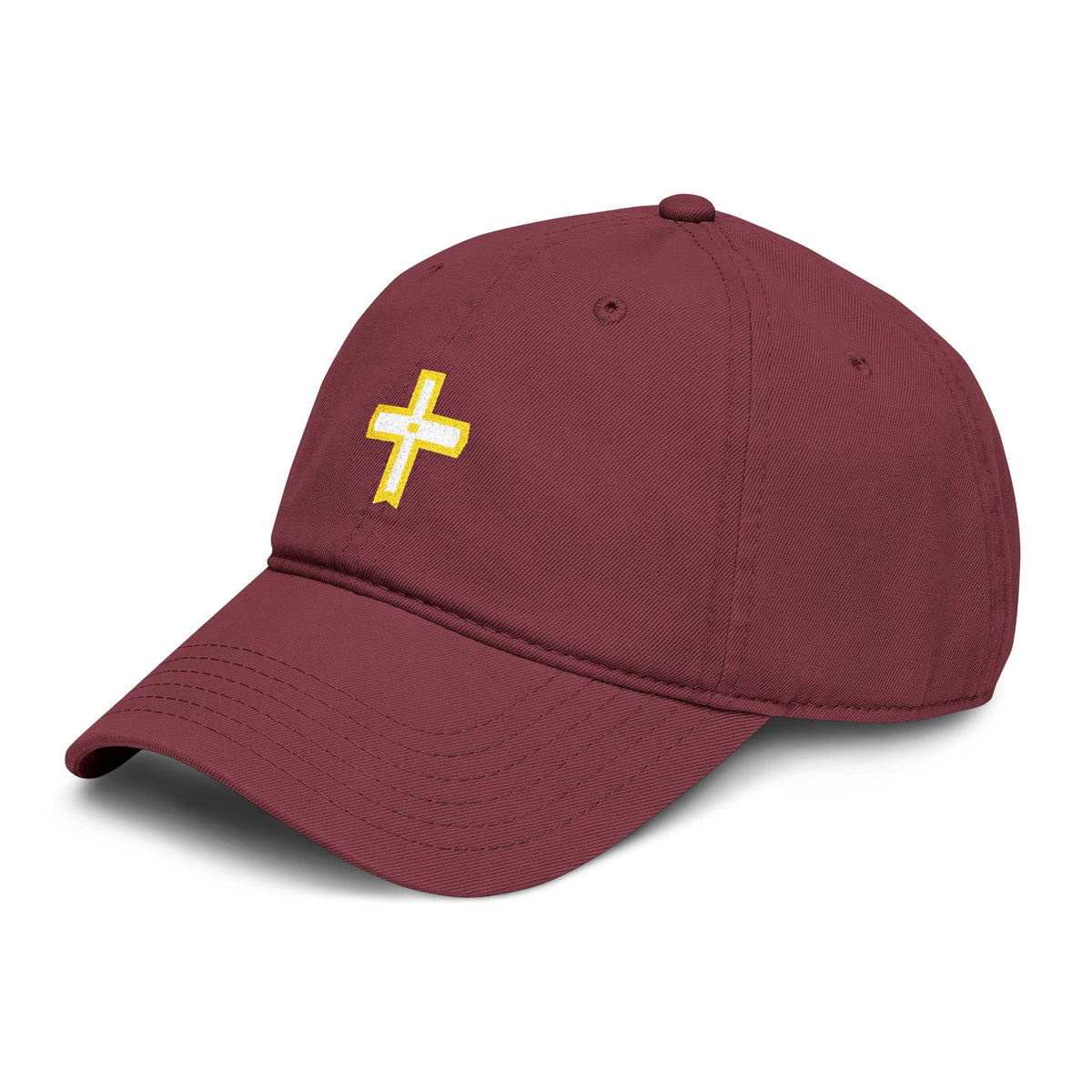 Jesus Cross Embroidered Hat