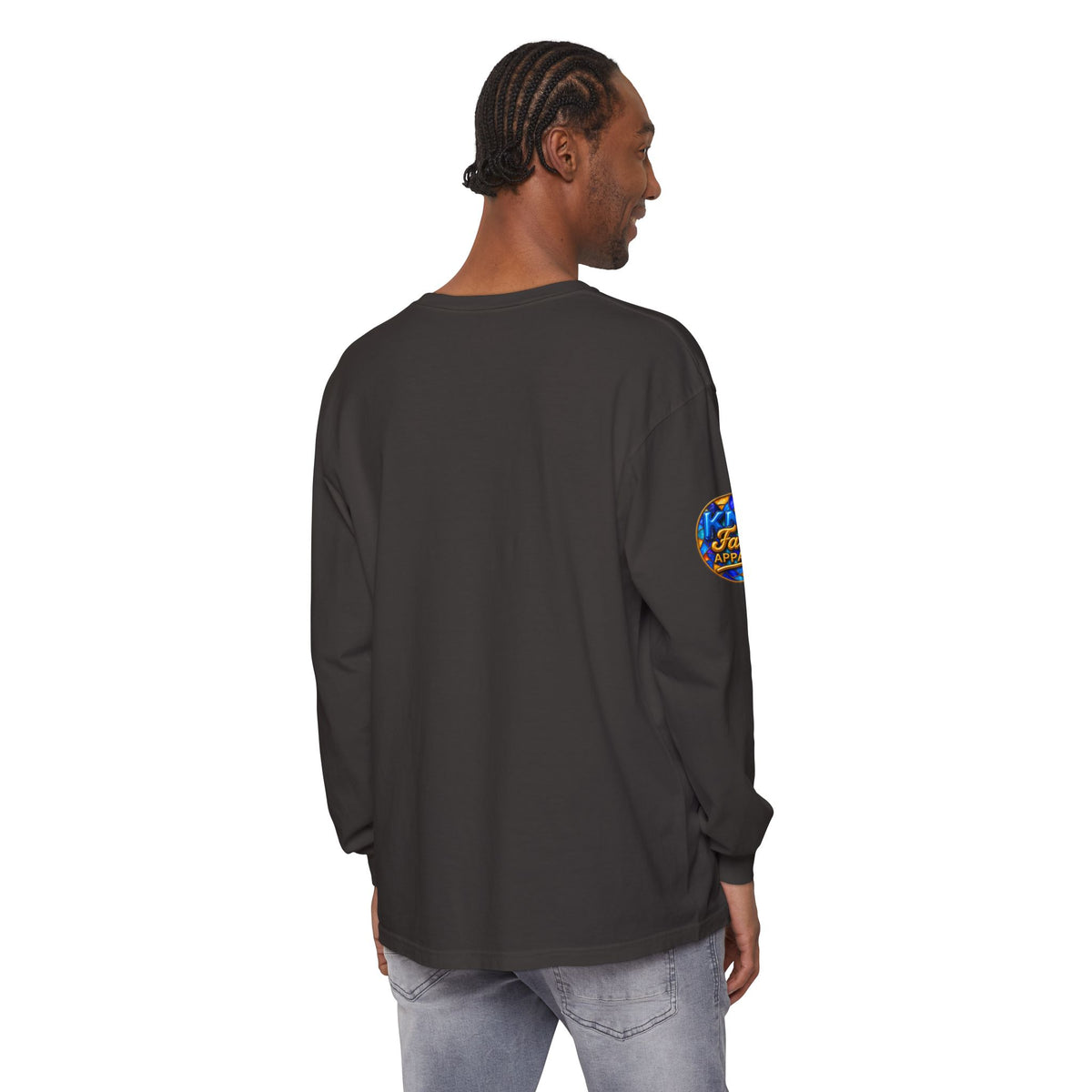 Give Thanks Christian Fall Long Sleeve Shirt Faith Gratitude Autumn Graphic Tee