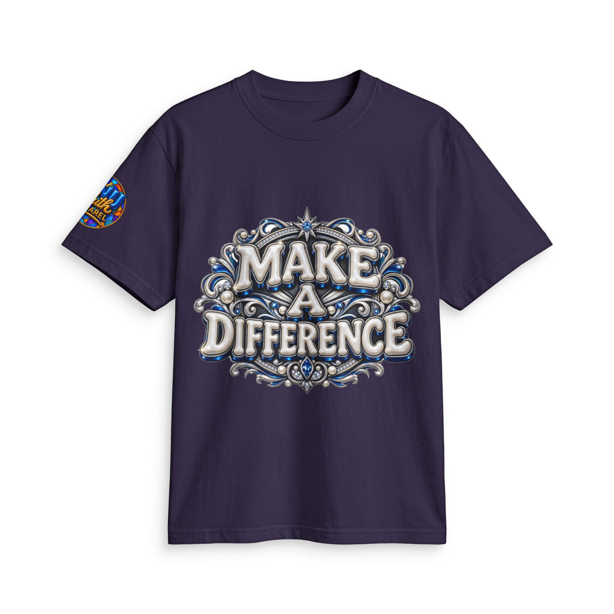 Make a Difference Inspirational T Shirt Positive Message Graphic Tee Motivational Unisex Shirt