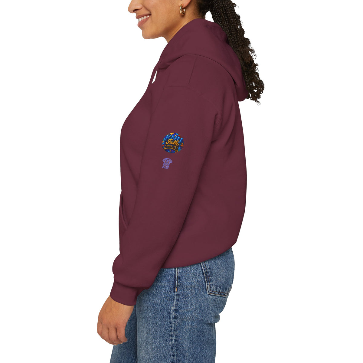 Keeping the Faith Hoodie | Rainbow Script Faith Apparel