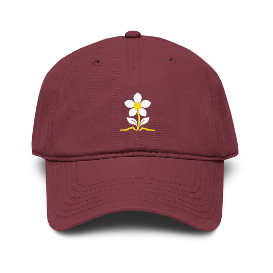 Bloom Wildflower Embroidered Baseball Cap