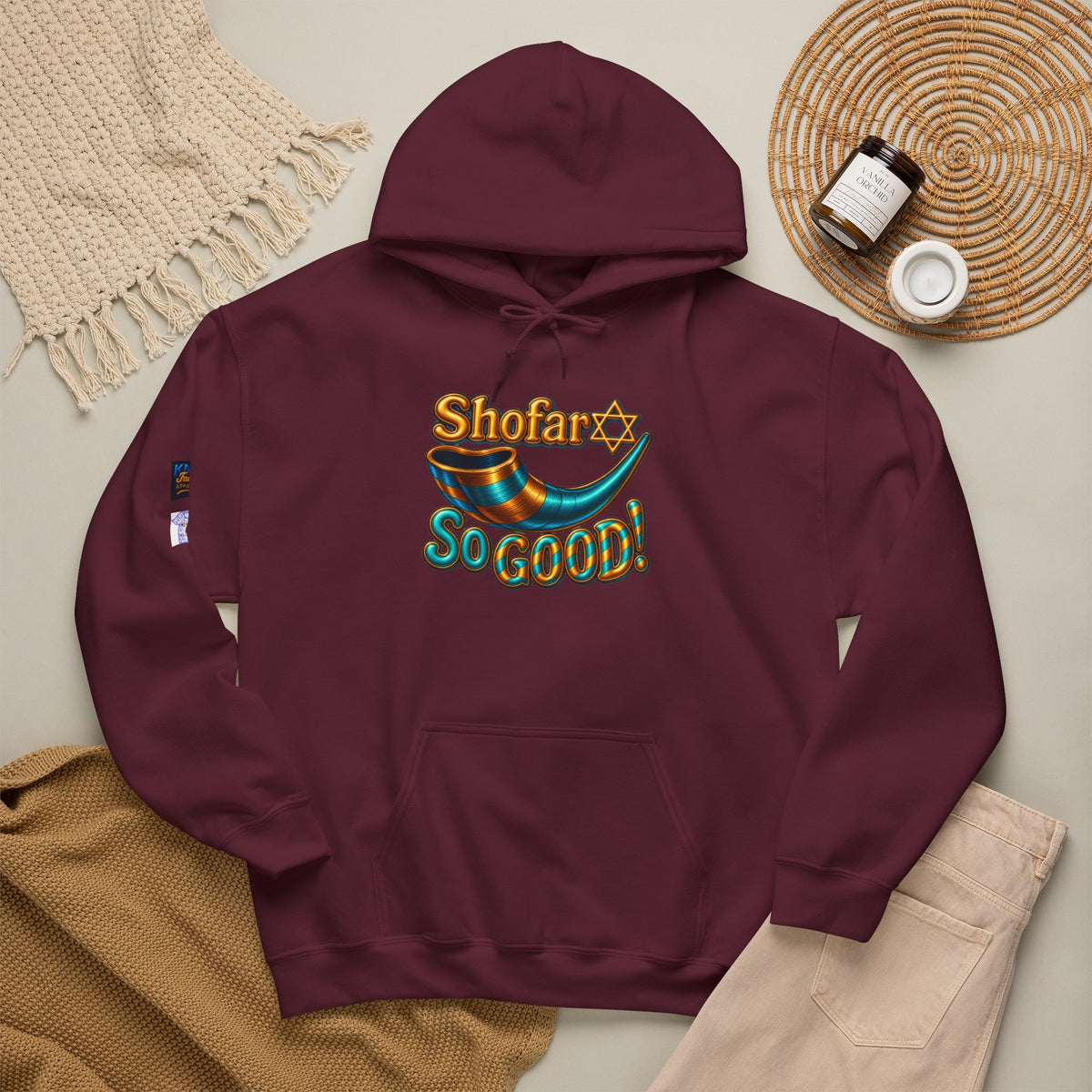 Shofar So Good Jewish Faith Unisex Hoodie