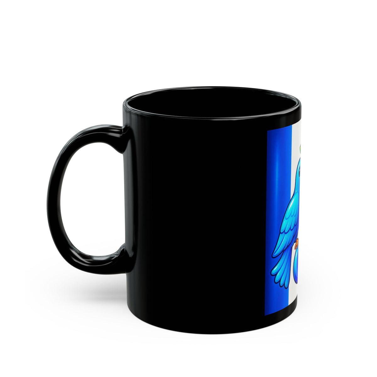 Shalom Dove Jewish Mug Colorful Peace Judaica Gift