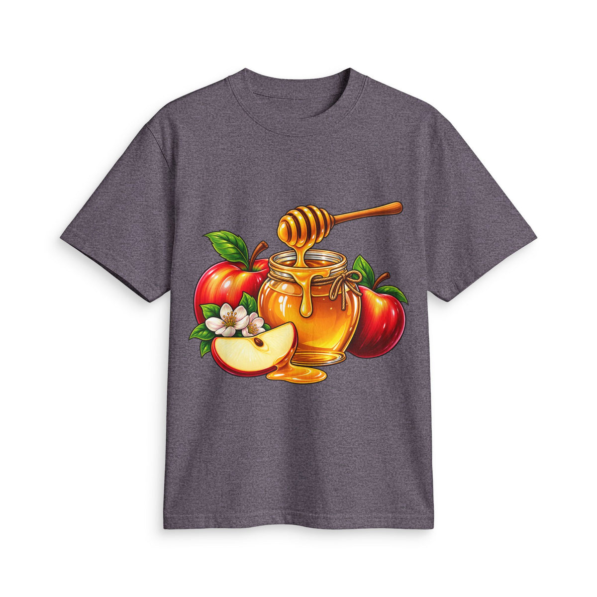 Apples and Honey Rosh Hashanah Jewish T Shirt Sweet New Year Tee