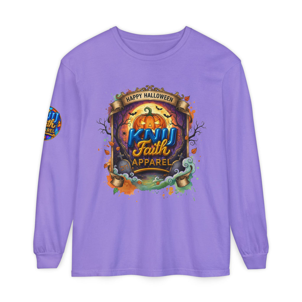 KNU Faith Apparel Happy Halloween Seasonal Long Sleeve Shirt