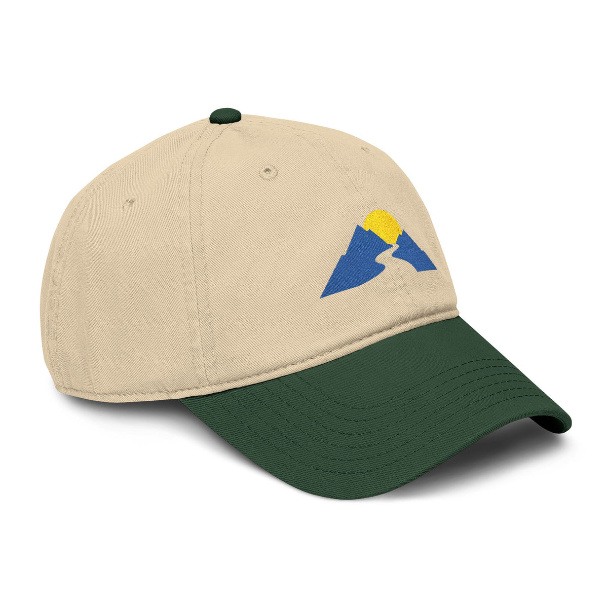 Onward Mountain Sunrise Embroidered Baseball Cap