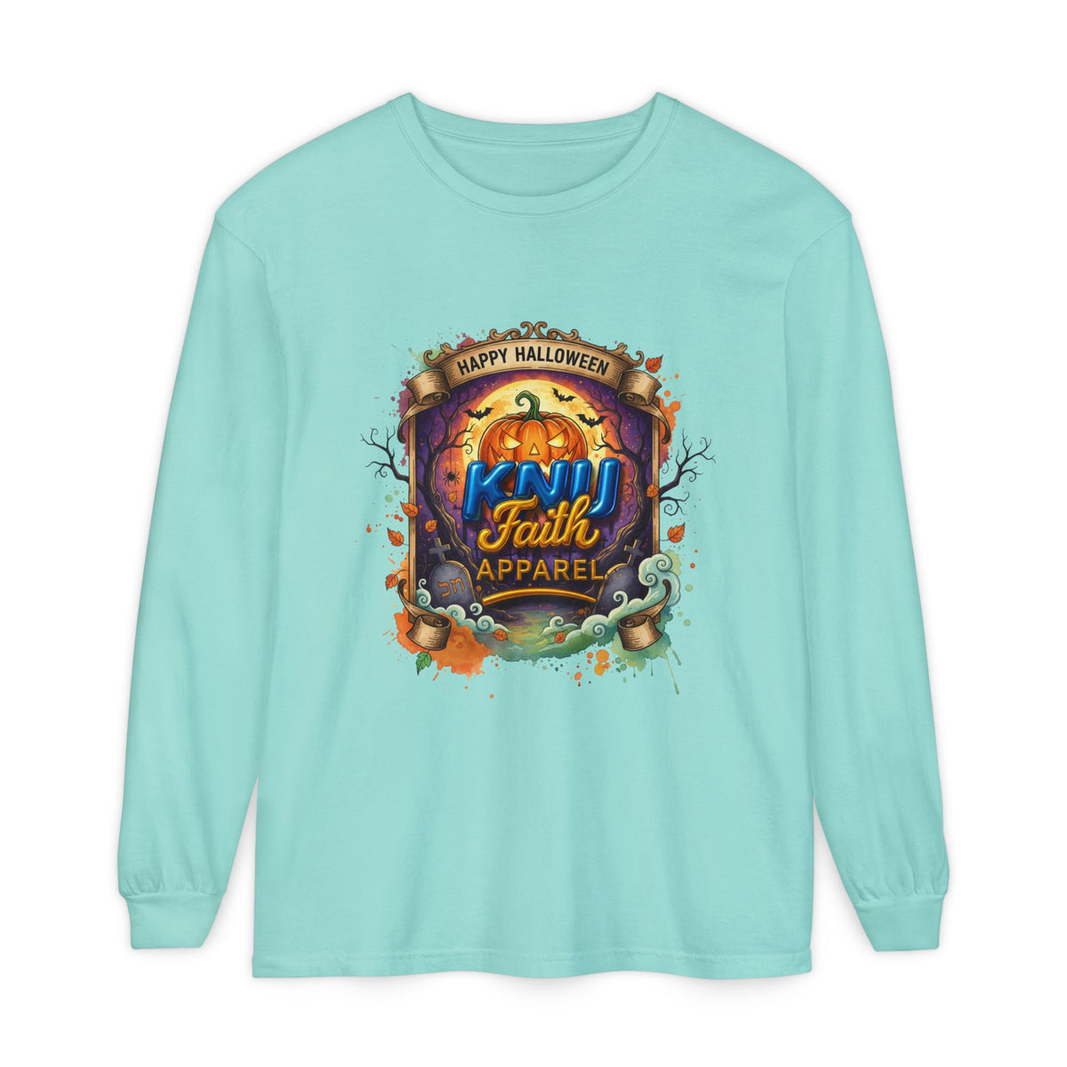KNU Faith Apparel Happy Halloween Seasonal Long Sleeve Shirt