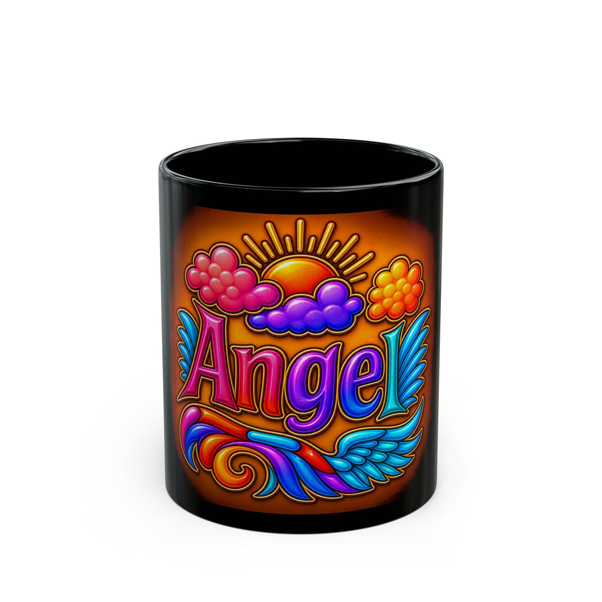 Angel Colorful Inspirational Mug Heavenly Wings Gift