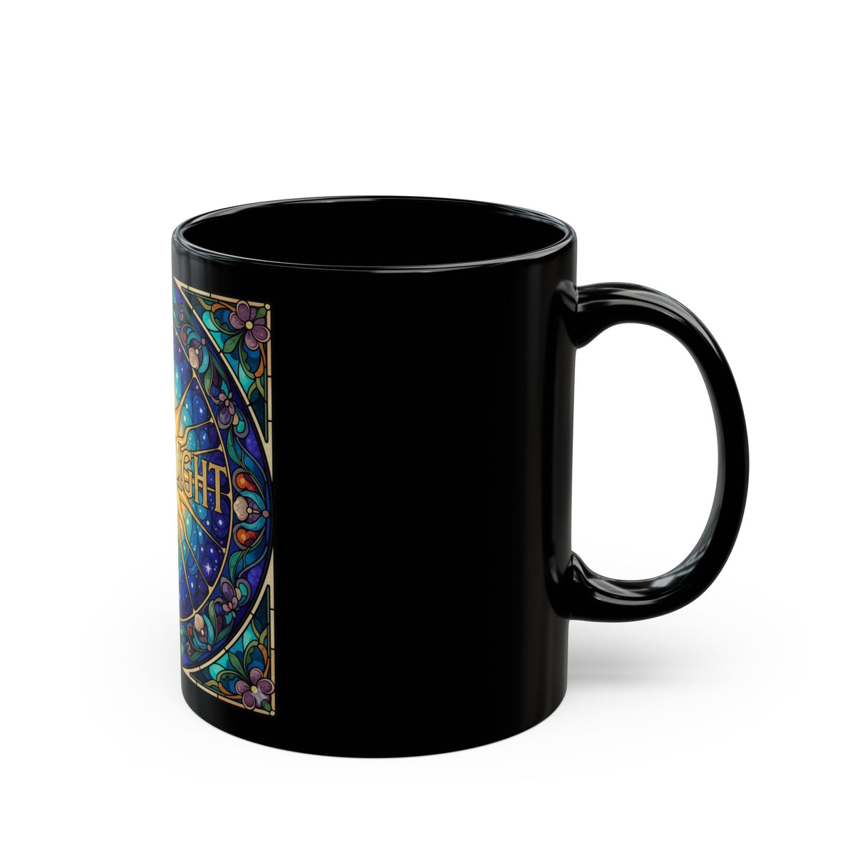Be The Light Stained Glass Inspirational Mug Faith Gift