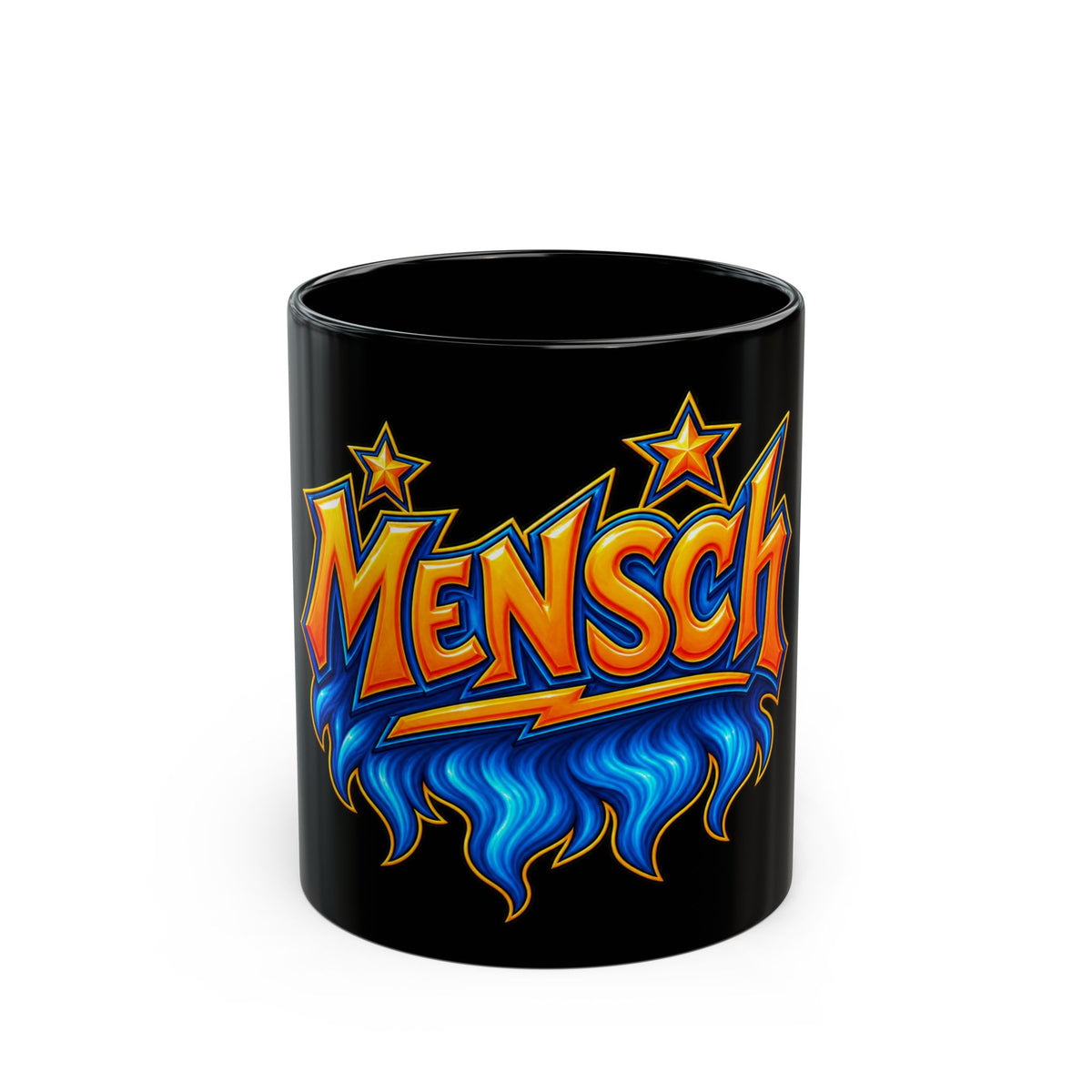Mensch Jewish Mug  Fun Yiddish Gift
