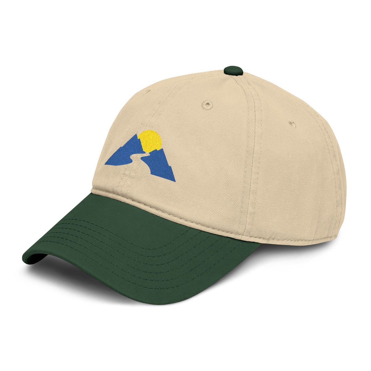 Onward Mountain Sunrise Embroidered Baseball Cap