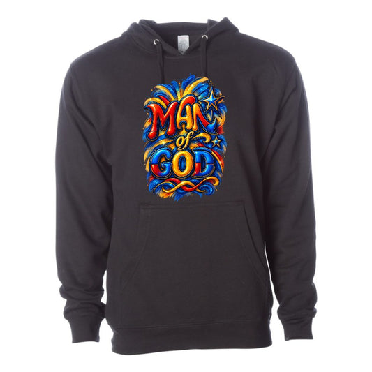 Man of God Bold Christian Faith Hoodie