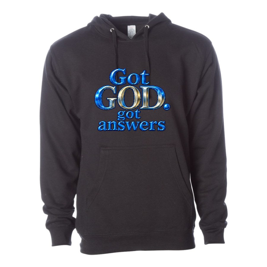 Got God Got Answers Inspirational Faith Hoodie